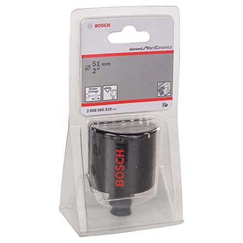 Bosch Accessories Professional 1x Diamant-Lochsäge Diamond for Hard Ceramics (für Fliesen, Stein, Ø 51 mm, Zubehör für Schlagbohrer) von Bosch Professional