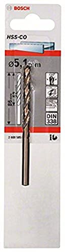 Bosch Accessories Professional Metallbohrer HSS-Cobalt (Ø 5,1 mm) Bosch Accessories Professional Metallbohrer HSS-Cobalt (Ø 5,1 mm) von Bosch
