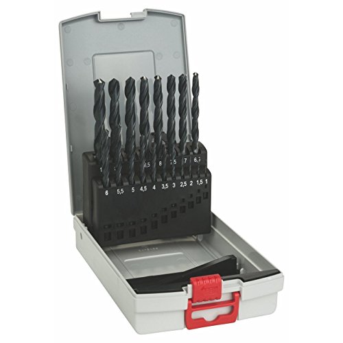Bosch Pro 19tlg. Metallbohrer-Set HSS-R rollgewalzt ProBox von Bosch Home and Garden