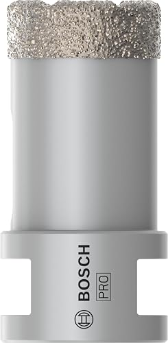 Bosch 1x PRO Multi Material Diamanttrockenbohrkronen für 22,23‑mm-Bohrung und kleine Winkelschleifer (für Fliesen, Harte Fliesen, Ø 27 mm, Professional Zubehör Kleiner Winkelschleifer) von Bosch