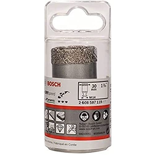 Bosch Accessories Bosch Professional 1x Diamanttrockenbohrer Dry Speed Best for Ceramic (für Trockenbohren von Hartkeramik, Ø 30 x 30 mm, Zubehör Winkelschleifer) von Bosch Accessories