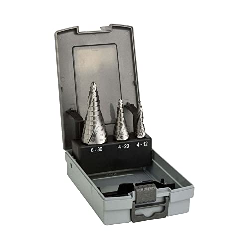 Bosch Professional 3tlg. Stufenbohrer-Set HSS mit 3-Flächen-Schaft von Bosch