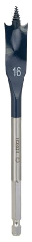Bosch Professional 1x Self Cut Speed Flachfräsbohrer (für schnelles und grobes Bohren in Weichholz, Ø 16mm, Zubehör Bohrschrauber) von Bosch