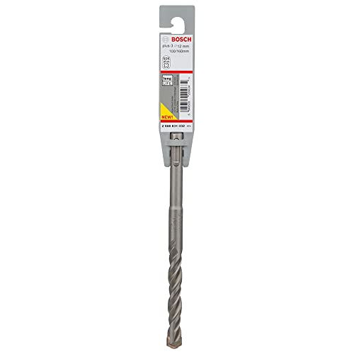 Bosch Accessories Bosch Professional Hammerbohrer SDS plus-3 (für Beton, 12 x 100 x 160 mm, Zubehör Bohrhammer) von Bosch