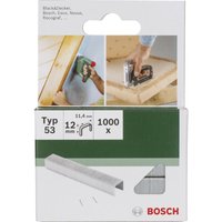 Bosch - KlammernTyp 53 - 11,4 x 0,74 x 12 mm 1000 Stk. 2609255822 von Bosch