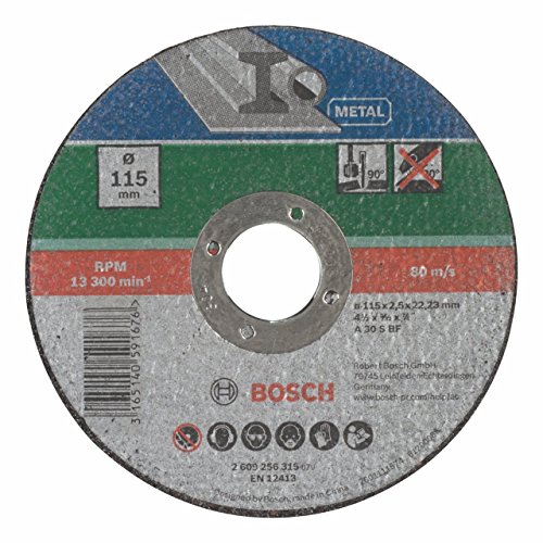 Bosch Home and Garden 2609256315 DIY Trennscheibe Metall 115 mm x 2.5 mm gerade von Bosch