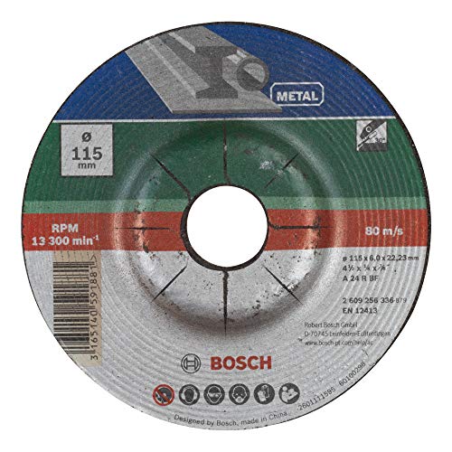 Bosch Accessories Professional DIY Schruppscheibe Metall für Winkelschleifer (Ø 115 mm) von Bosch Accessories