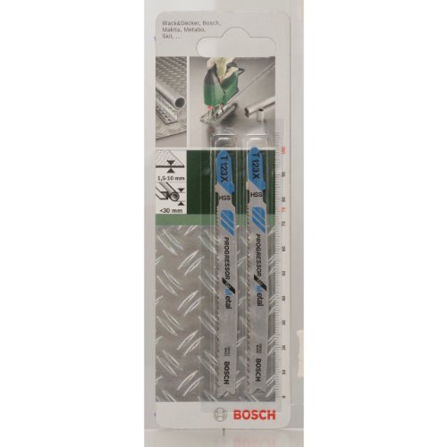 Bosch Accessories Bosch 2609256735 DIY Stichsägeblatt T 123 X HSS (2) von Bosch Accessories