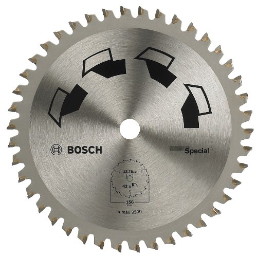 Bosch 1x Kreissägeblatt Special (Sägeblatt für Holz, Nichteisenmetalle, Kunststoffe, Ø 156 x 2.2/1.6 x 12.75 mm, 42 Zähne, FT , Zubehör Kreissäge) von Bosch Accessories
