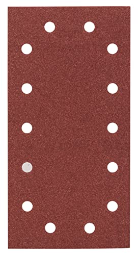 Bosch Accessories Schleifblatt (für Schwingschleifer verschiedene Materialien, 10 Stück, 115 x 230 mm, Körnung 120) von Bosch Accessories