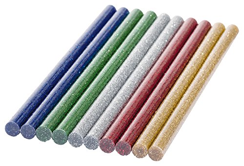 Bosch Accessories Klebesticks Glitter (10 Stück, Ø 7 mm), 2609256D31, Mehrfarbig Bosch Accessories Klebesticks Glitter (10 Stück, Ø 7 mm), 2609256D31, Mehrfarbig von Bosch