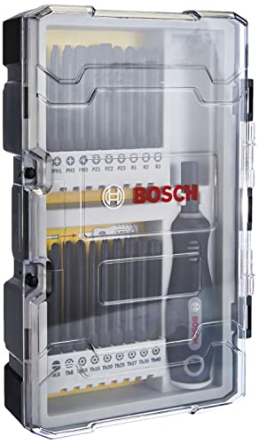 Bosch Professional 37tlg. Schrauberbit Set Extra Hart (Schraubendreherset mit Handgriff, Zubehör Schraubenzieher und Bohrmaschine) von Bosch Professional