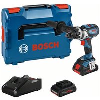 Bosch Professional Bosch Akku-Bohrschrauber GSR 18V-110 C, incl. 2x Akku ProCORE 4 Ah, Schnellladegerät, Bluetooth-Modul, L-BOXX von Bosch Professional