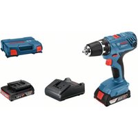 Bosch Akku-Bohrschrauber GSR 18V-21, 2 x Akku GBA 18V, Ladegerät GAL 18V-20 von Bosch