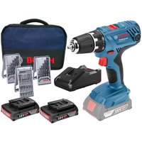 Bosch Akku-Bohrschrauber GSR 18V-21 / 2x 2,0 Ah Akku + Ladegerät im Softbag inkl. Zubehör-Set Bosch Akku-Bohrschrauber GSR 18V-21 / 2x 2,0 Ah Akku + Ladegerät im Softbag inkl. Zubehör-Set von Bosch