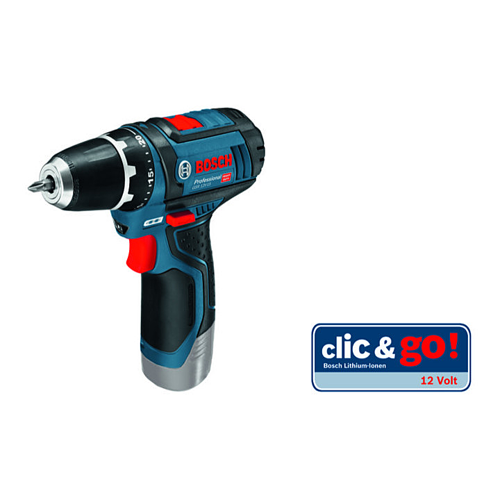 Bosch Akku Bohrschrauber Gsr 12 V 15 Professional Solo Version Ohne Akku/Ladegerä B-Ware von Bosch