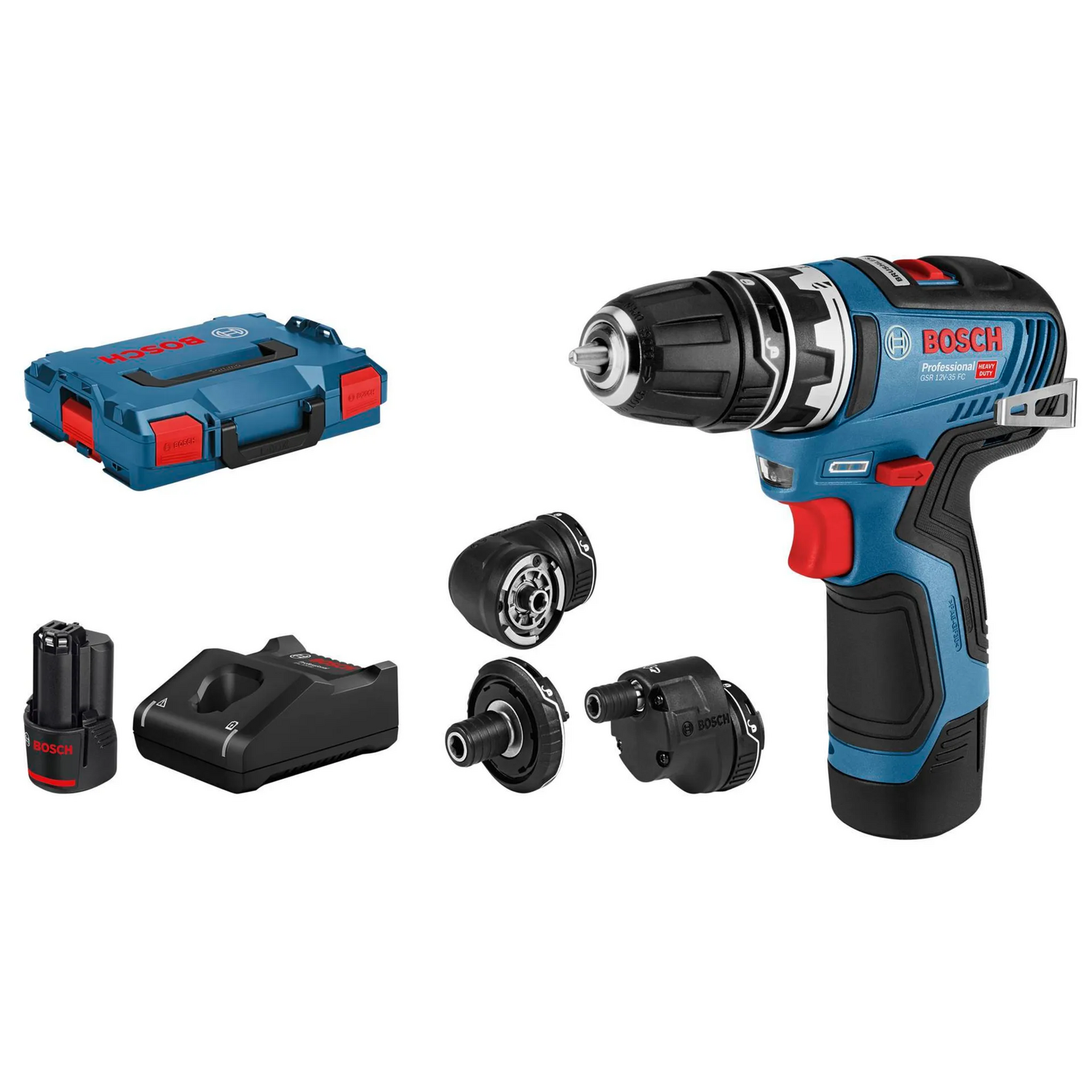 Bosch Akku Bohrschrauber Schrauber Gsr 12 V 35 Fc 2x3 Ah Li Ion L Boxx Set Akku B-Ware von Bosch