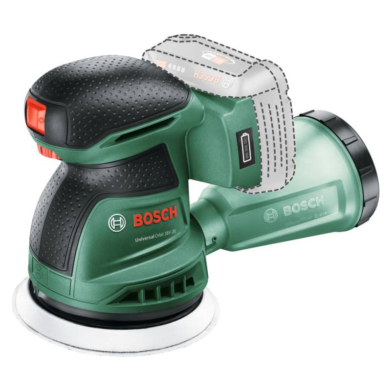 Bosch Akku-Exzenterschleifer UniversalOrbit 18V-20  Solo von Bosch