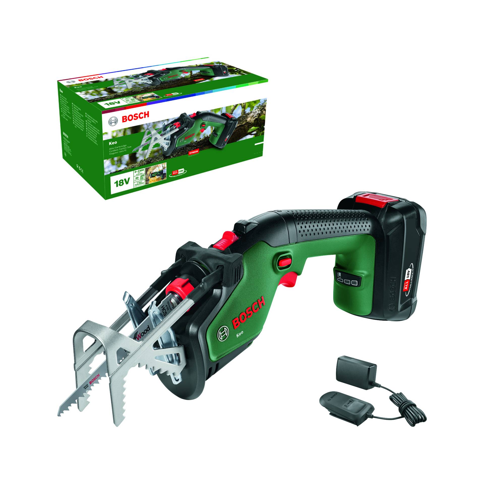 Bosch Akku-Gartensäge 'Keo' 18 V inklusive Akku und Ladegerät Bosch Akku-Gartensäge 'Keo' 18 V inklusive Akku und Ladegerät von Bosch