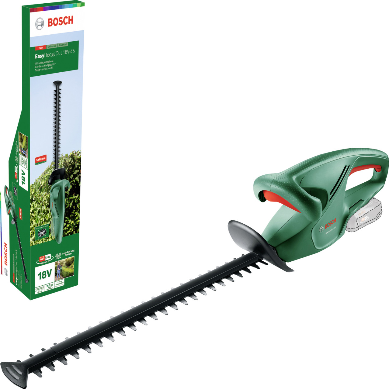 Bosch Akku-Heckenschere EasyHedgeCut 18-45 18V 2,0 Ah Solo von Bosch