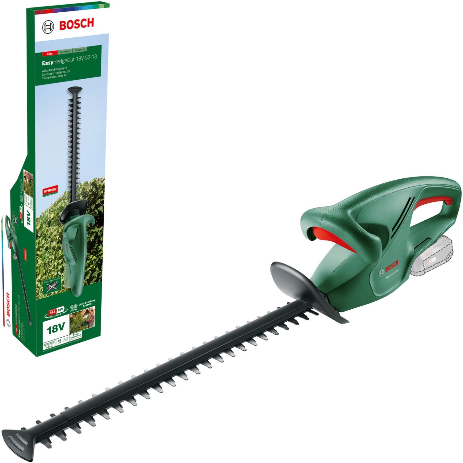 Bosch Akku-Heckenschere EasyHedgeCut für 18V Solo von Bosch