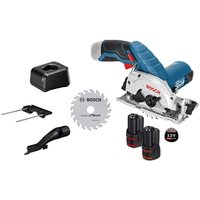 Bosch - Akku-Kreissäge gks 12V-26 12 v ø 85 mm / 2x 3,0 Ah Akku + Ladegerät inkl. Zubehör von Bosch