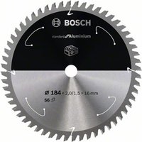 Bosch PRO Aluminium cordless Kreissägeblatt, 184 x 2 x 16 mm von Toshiba