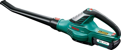 Bosch Akku Laubbläser ALB 36 LI (Akku, Ladegerät, Karton, Luftgeschwindigkeit: 180 - 260 km/h, 36 Volt System, 2,0 Ah) von Bosch Home and Garden