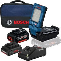 Bosch Akku-Leuchte GLI 18V-800 / 1x 4,0 Ah ProCORE + 1x 4,0 Ah + GAL 18V-40 von Bosch