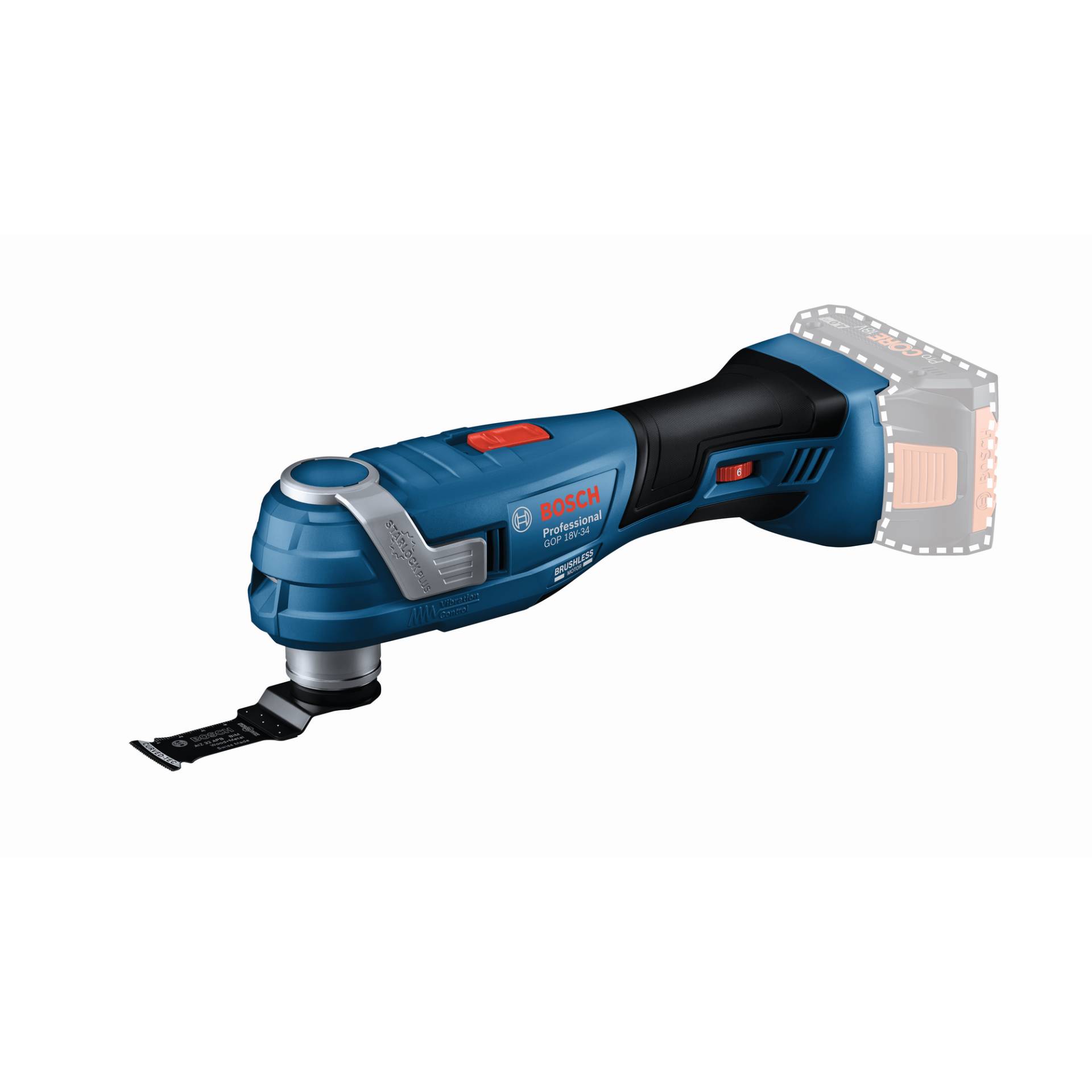 Bosch Akku-Multifunktionswerkzeug 'GOP 18V-34 Professional' 18 V ohne Akku Bosch Akku-Multifunktionswerkzeug 'GOP 18V-34 Professional' 18 V ohne Akku von Bosch