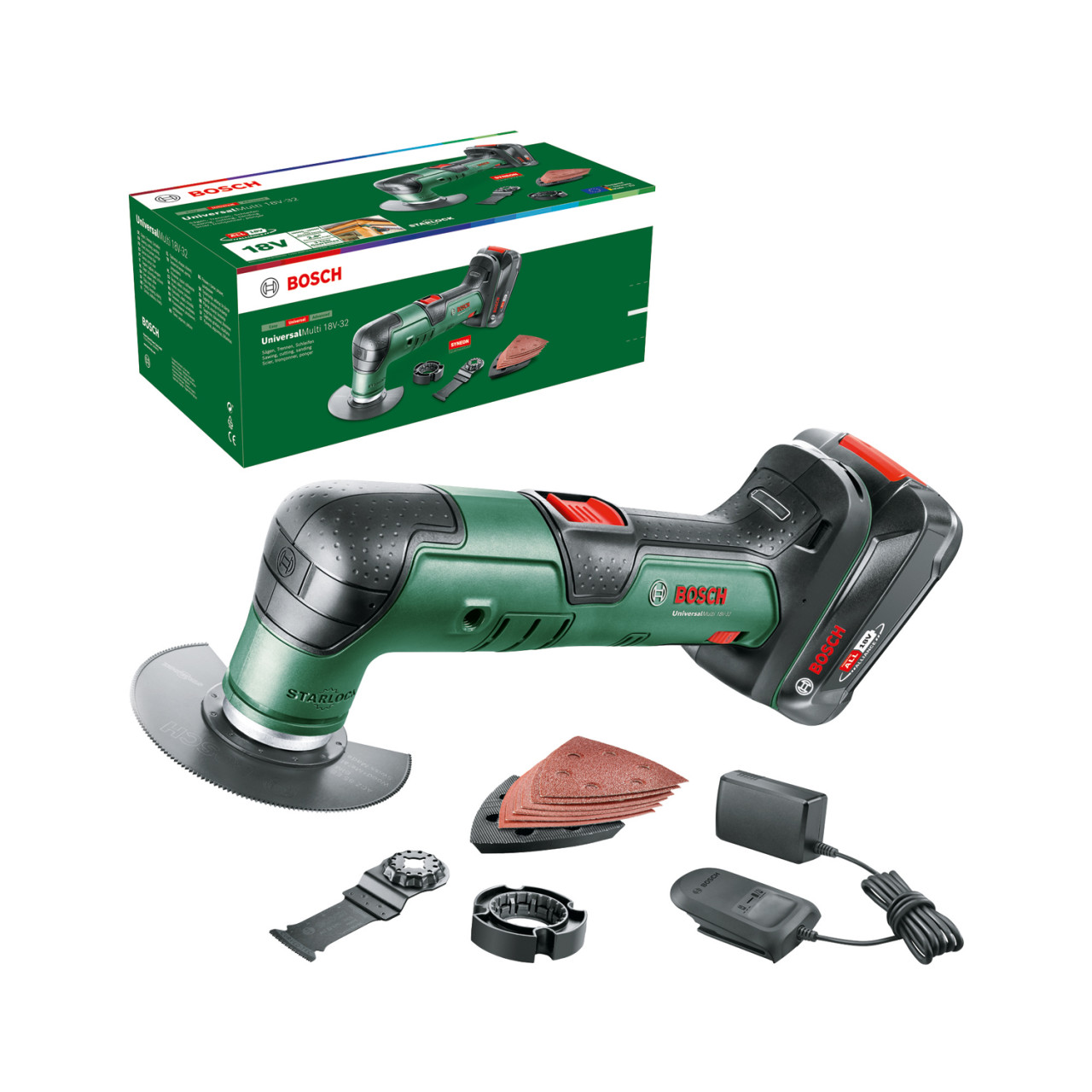 Bosch Akku-Multifunktionswerkzeug UniversalMulti 18V-32 Solo von Bosch