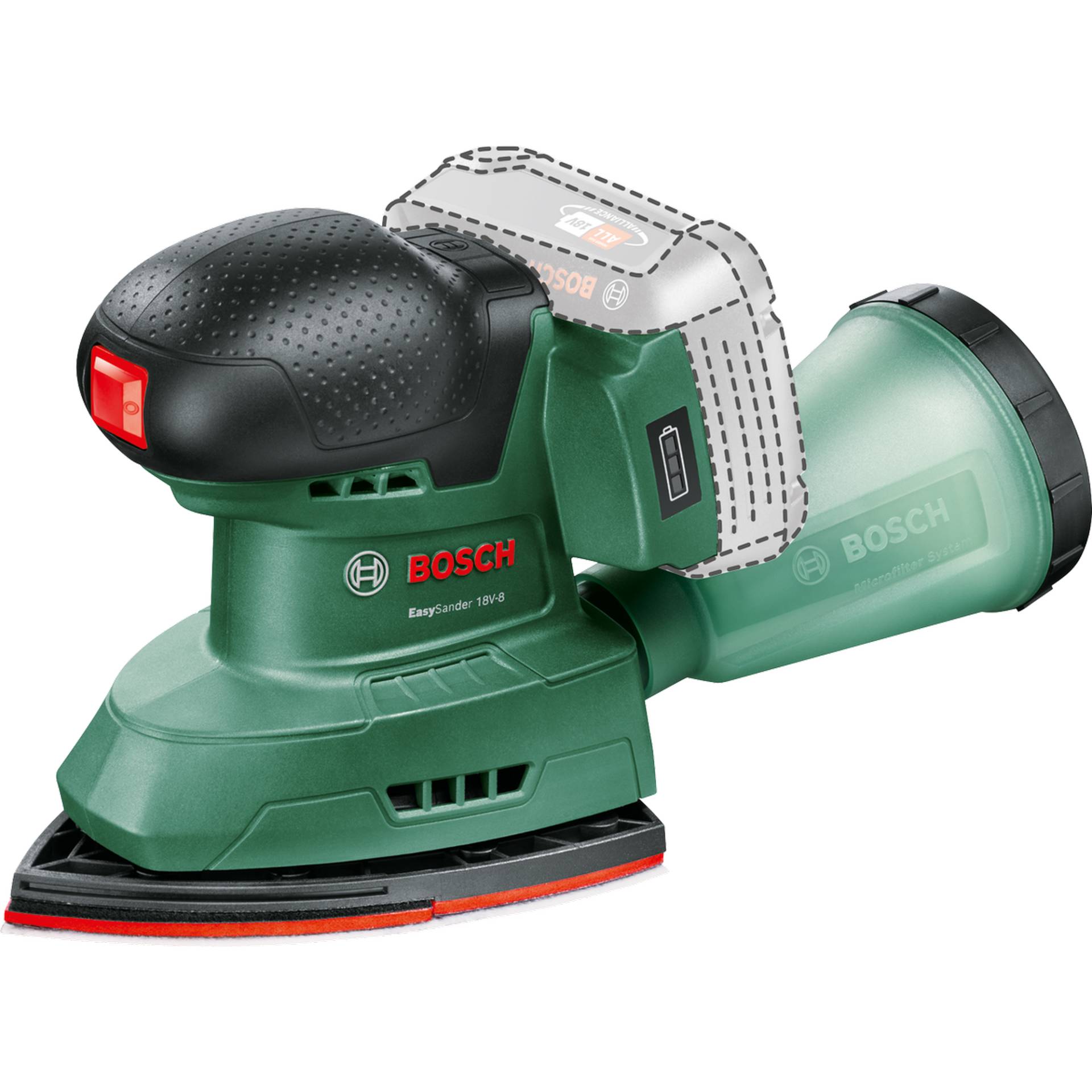 Bosch Akku-Multischleifer 'EasySander 18 V-8' ohne Akku und Ladegerät Bosch Akku-Multischleifer 'EasySander 18 V-8' ohne Akku und Ladegerät von Bosch