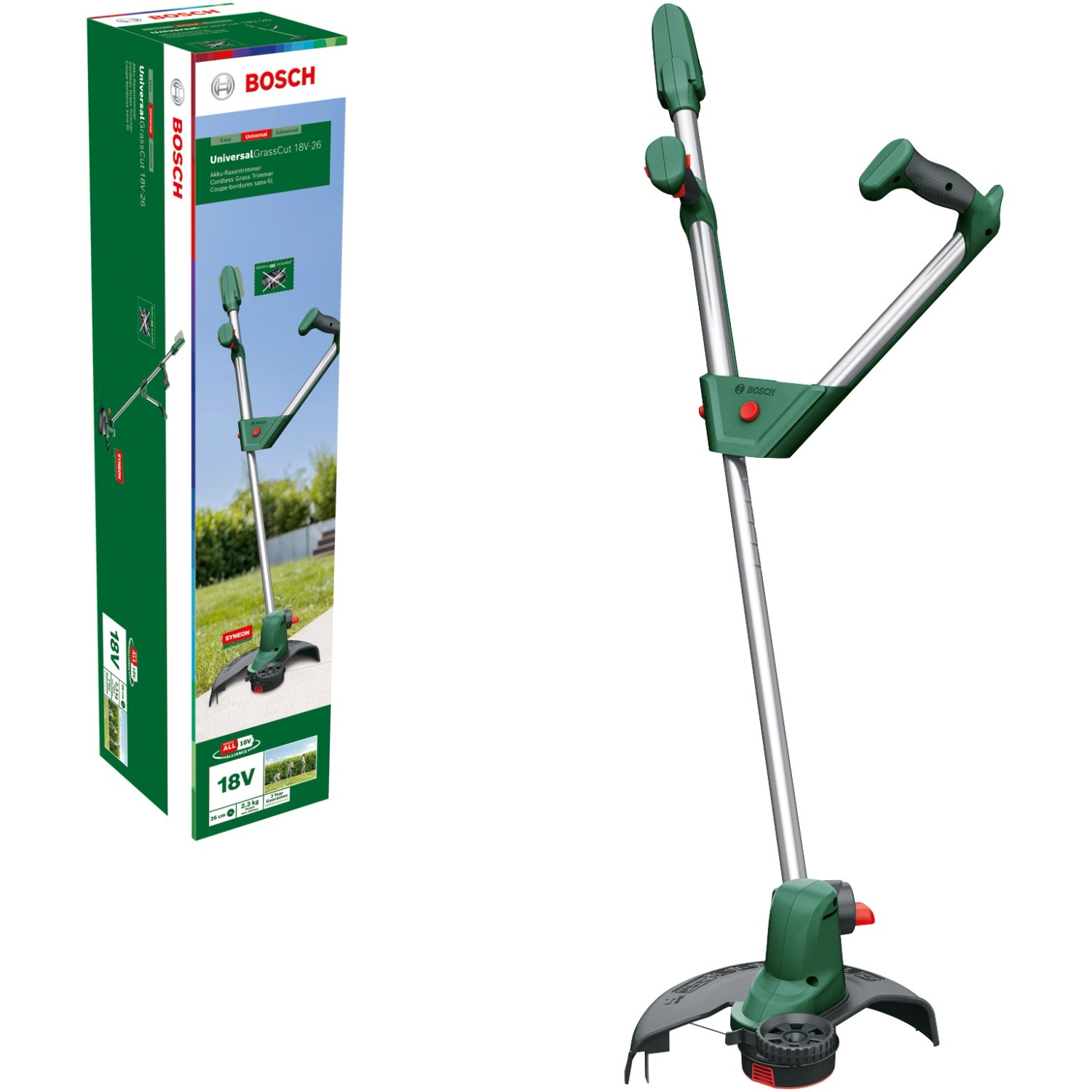 Bosch Akku-Rasentrimmer UniversalGrassCut 18V-26 Solo von Bosch