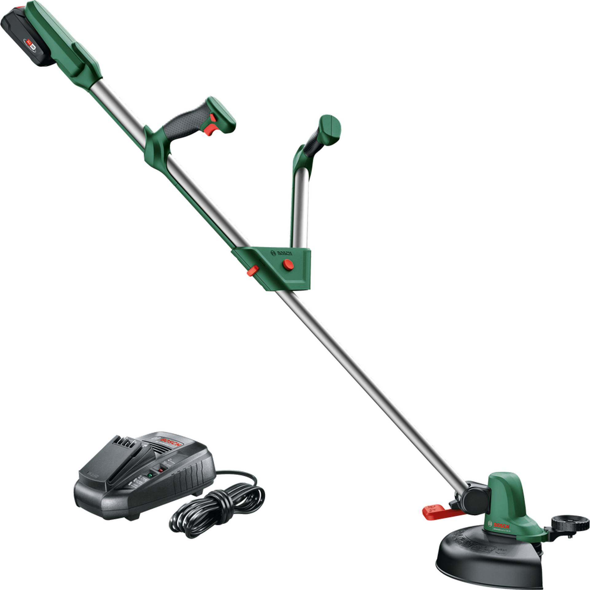 Bosch Akku-Rasentrimmer 'UniversalGrassCut 18V-26' mit Akku und Ladegerät Bosch Akku-Rasentrimmer 'UniversalGrassCut 18V-26' mit Akku und Ladegerät von Bosch
