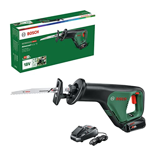 Bosch Akku Säbelsäge AdvancedRecip 18 (1 Akku 2,5 Ah, 18 Volt System, im Karton) von Bosch