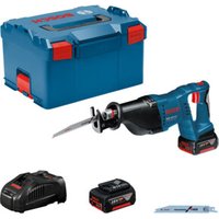 Bosch Akku-Säbelsäge GSA 18 V-LI mit 2 x 5,0 Ah Li-Ion Akku L-BOXX Bosch Akku-Säbelsäge GSA 18 V-LI mit 2 x 5,0 Ah Li-Ion Akku L-BOXX von Bosch