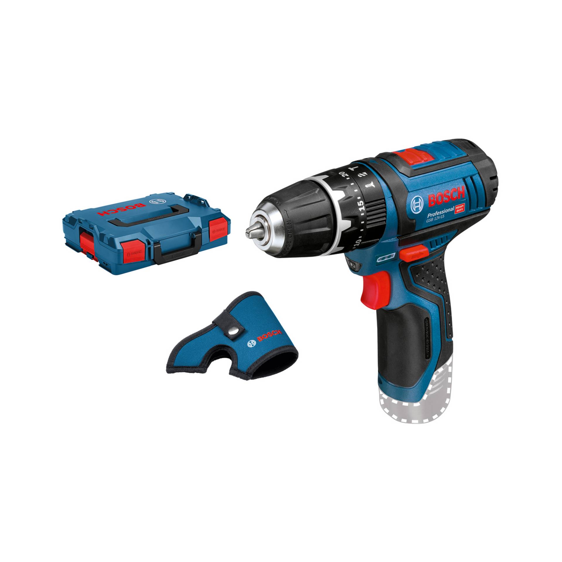 Bosch Akku-Schlagbohrschrauber 'GSB 12V-15 Professional' Solo, in L-BOXX Bosch Akku-Schlagbohrschrauber 'GSB 12V-15 Professional' Solo, in L-BOXX von Bosch