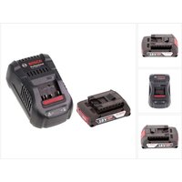 Bosch Akku Set mit 1 x GBA 2 Ah Akku und Ladegerät GAL 1880 CV für 14,4 V - 18 V Li-Ion von Bosch