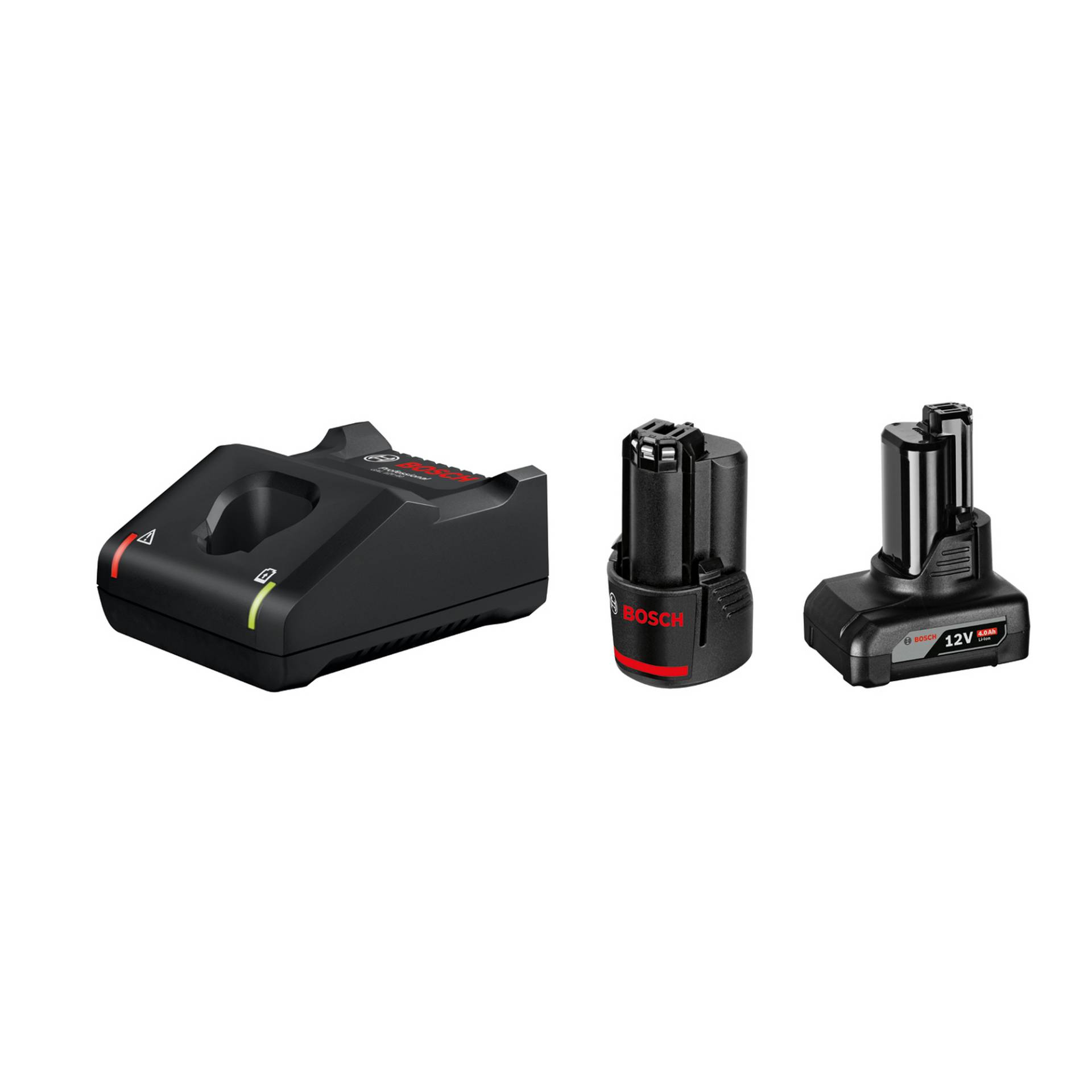 Bosch Akku-Starter-Set 'Professional' Ladegerät, Akku 12 V, 2,0 Ah und Akku 12 V, 4,0 Ah Bosch Akku-Starter-Set 'Professional' Ladegerät, Akku 12 V, 2,0 Ah und Akku 12 V, 4,0 Ah von Bosch