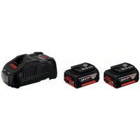 Bosch Akku Starter-Set: 2 x GBA 18 Volt 5,0 Ah und GAL 1880 CV Bosch Akku Starter-Set: 2 x GBA 18 Volt 5,0 Ah und GAL 1880 CV von Bosch