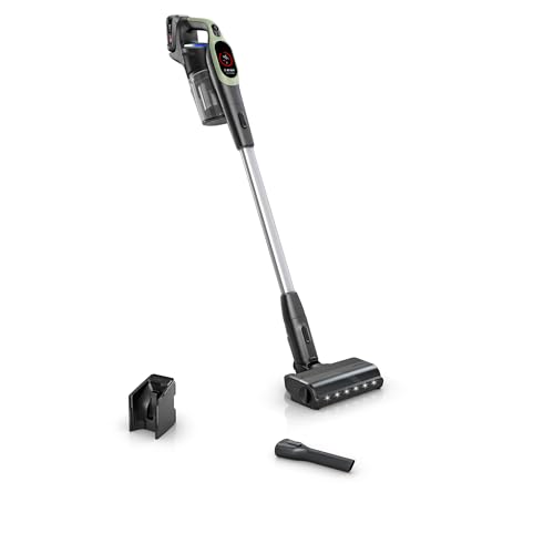 Bosch Akku-Staubsauger Unlimited 9 BBS921TBA, kabellos, MicroClean Technology, Display, Staubkomprimierung, HEPA-Filtersystem, 10 Jahre Motorgarantie, austauschbarer Akku, LED-Licht, Fugendüse, grün von Bosch
