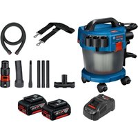 Akku-Staubsauger gas 18V-10 l / 2x 4,0 Ah Akku + Ladegerät inkl. Zubehör-Set 14tlg. - Bosch von Bosch