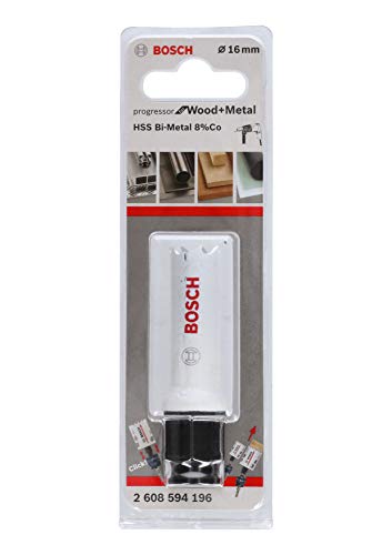 Bosch Professional Lochsäge Progressor for Wood & Metal (Holz und Metal, Ø 16 mm, Zubehör Bohrmaschine) von Bosch Accessories