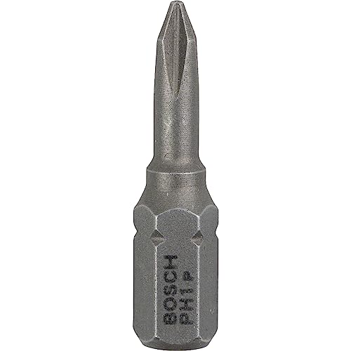 Bosch Professional Bit Extra Hard Kreuzschlitz (3 Stück, PH 1, Länge: 25 mm, Zubehör zum Schrauben), 2607001508, 25 mm, 3 Stück von Bosch Professional