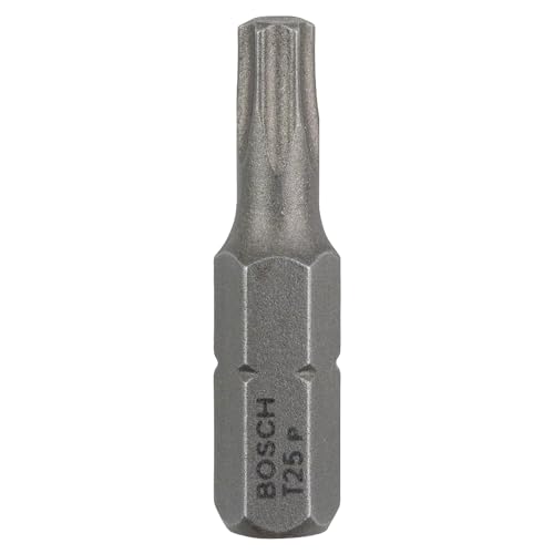 Bosch Professional Bit Extra-Hart für Innen-Torx-Schrauben (T25, Länge: 25 mm, 3 Stück), 2607001615 von Bosch