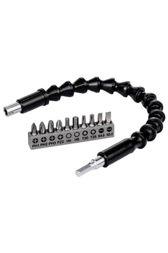 Bosch Bit Set 11-teilig mit flexibler Verlängerung aus Kunststoff 300 mm von Bosch