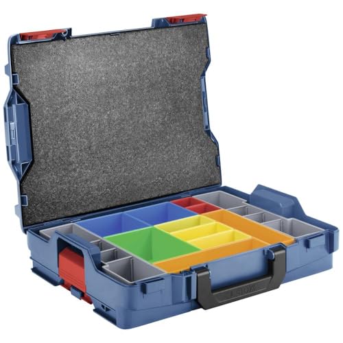 Bosch Professional Handwerkoffersystem L-BOXX 102 (Belastbarkeit bis 100 kg) + 12-tlg.-Einsatzbox-Set für L-BOXX von Bosch Professional