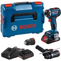 Bosch - Akku-Bohrschrauber gsr 18V-90 fc, incl. 2x Akku ProCORE 4 Ah, Schnellladegerät, Zubehör, l-boxx von Bosch