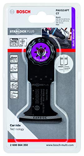 Bosch Professional Präzisionssägeblatt PAII 52 APT MultiMax (für Multi Material, Starlock, 50 x 52 mm, Zubehör Multifunktionswerkzeug) Bosch Professional Präzisionssägeblatt PAII 52 APT MultiMax (für Multi Material, Starlock, 50 x 52 mm, Zubehör Multifunktionswerkzeug) von Bosch