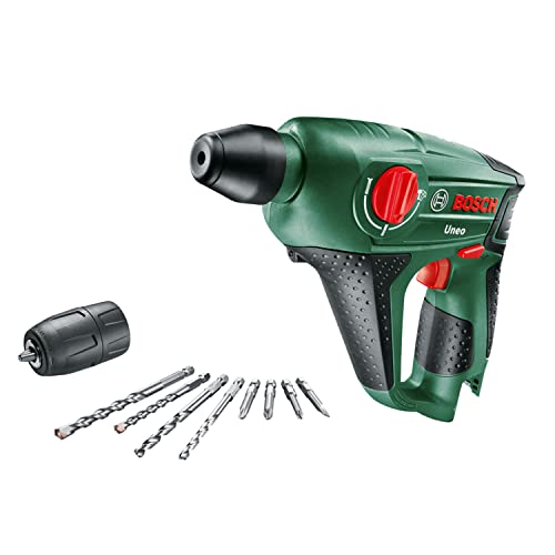 Bosch Home and Garden Bosch Akku Bohrhammer Uneo mit Spannbohrfutter (ohne Akku, 12 Volt System, max. Bohr-Ø Beton: 10 mm, im Karton) von Bosch Home and Garden